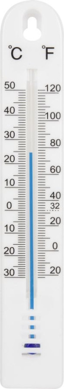 Termometr Wewnętrzny i Zewnętrzny Ścienny Plastikowy 16cm x 4,6cm Biały 014902 Bioterm