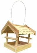 Karmnik Dla Ptaków Drewniany 22cm x 21,5cm x 20cm Garden&Fun
