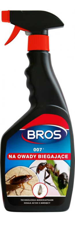 007 Spray Na Owady Biegające Prusaki Mrówki Rybiki 500ml Środek Owadobójczy Bros