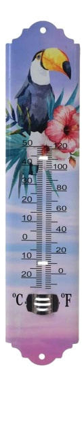 Termometr Zewnętrzny Dekoracyjny Tukan 29,5cm x 6,5cm MAK0235 GardenLine