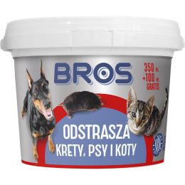 Preparat Odstraszający Krety, Psy i Koty Proszek 450ml BROS