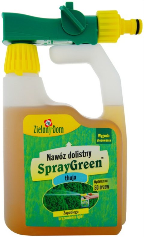 Nawóz SprayGreen do Thui przeciwbrązowieniu igieł Zielony Dom