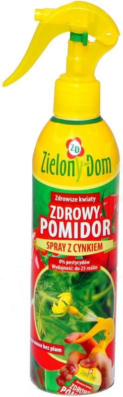 Nawóz spray z cynkiem zdrowy pomidor Zielony Dom