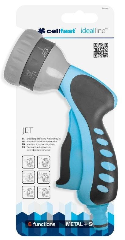 Pistolet zraszający wielofunkcyjny JET IDEAL z ergonomicznym uchwytem Cellfast