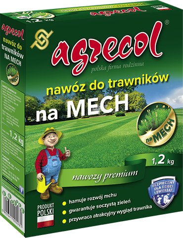 Nawóz na mech do trawników Agrecol