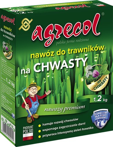 Nawóz do usuwania chwastów na trawnikach Agrecol