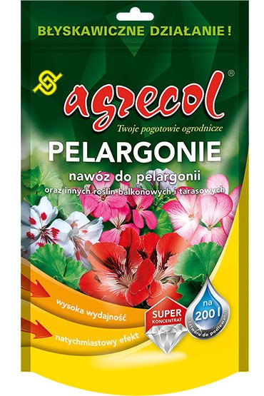 Nawóz do pelargoni przedłuża kwitnienie Agrecol