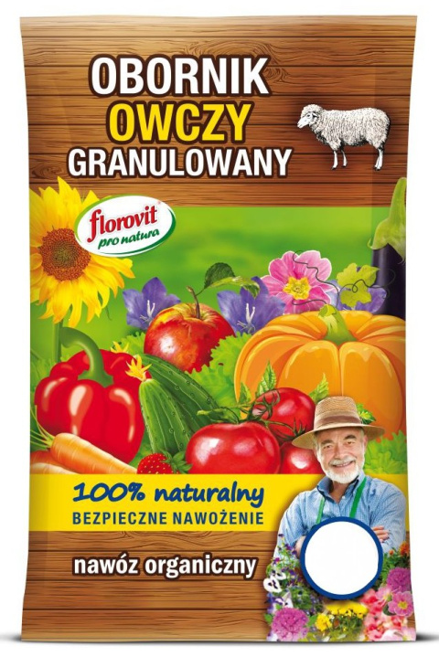 Nawóz naturalny obornik owczy granulowany Florovit