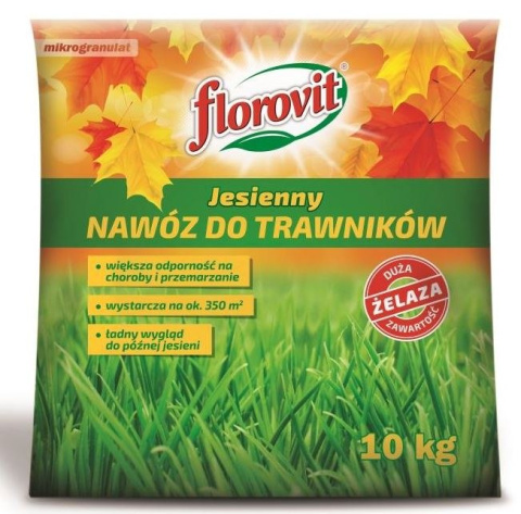 Nawóz jesienny poprawiający kondycję trawnika Florovit