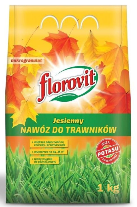 Nawóz jesienny poprawiający kondycję trawnika Florovit