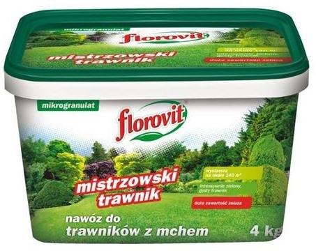 Nawóz mikrogranulat do trawnika anty mech Florovit