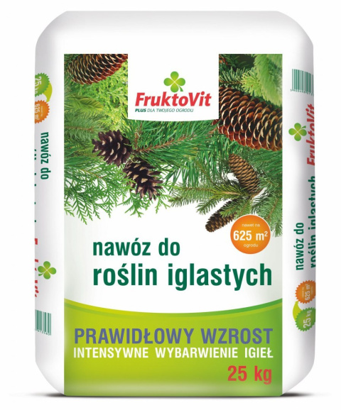 Nawóz do iglaków zapewnia prawidłowy wzrost FruktoVit