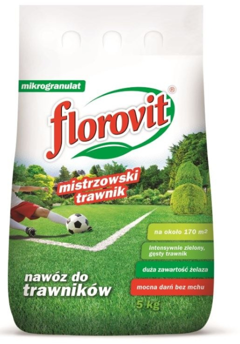 Nawóz do trawnika w mikrogranulach Florovit