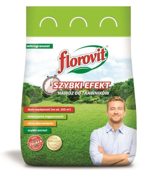 Nawóz do trawnika szybki efekt daje silne ukorzenienie Florovit