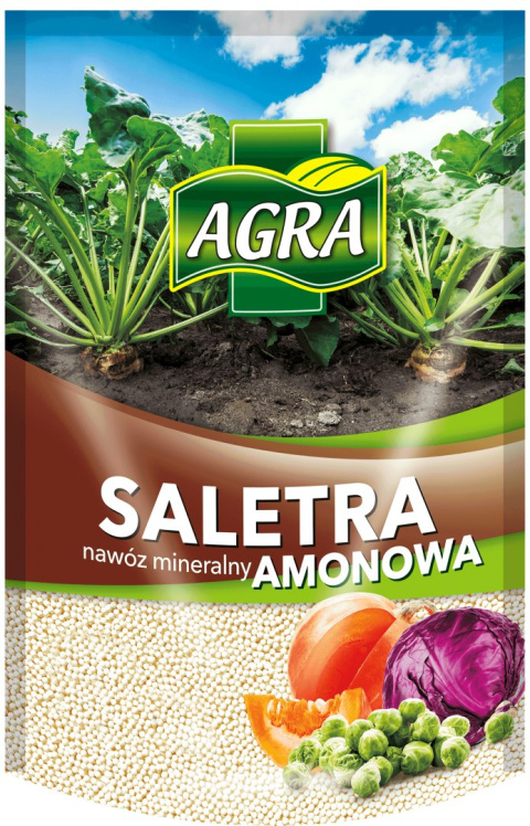 Nawóz Uniwersalny Saletra Amonowa Azotan Amonu Mineralny Mineralny Granulat 2kg Agra