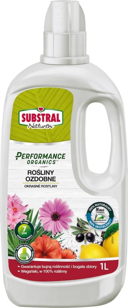 Nawóz organiczny Substral Permormance Organics rośliny ozdobne