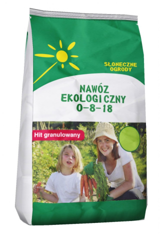 Nawóz Uniwersalny Ekologiczny 0-8-18 Mineralny Granulat 25kg Luvena