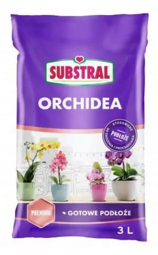 Podłoże Ogrodnicze Do Orchidei z Chipsami Kokosowymi 3l Orchidea Substral