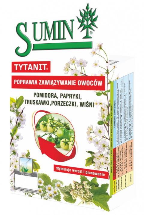 Tytanit 10ml Stymulator Wzrostu i Plonowania Roślin Sumin