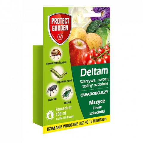 Deltam 100ml Środek Owadobójczy Do Zwalczania Szkodników w Uprawach Roślin Protect Garden