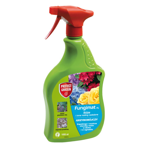 Fungimat AL 1000ml Spray Środek Grzybobójczy Do Zwalczania Chorób Grzybowych w Uprawach Roślin Protect Garden