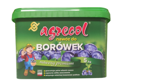 Nawóz Do Borówek Mineralny Granulat 5kg Agrecol