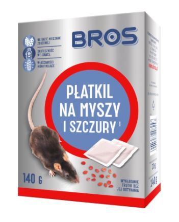 Trutka Na Myszy i Szczury Płatkill 100g Bros