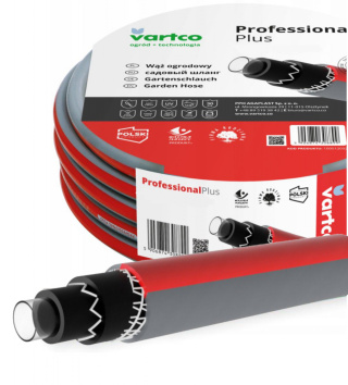 Wąż Ogrodowy 1/2" Sześcio Warstwowy 20mb Professional Plus Vartco