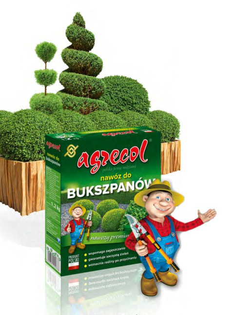 Nawóz Do Bukszpanów Mineralny Granulat 1,2kg Agrecol