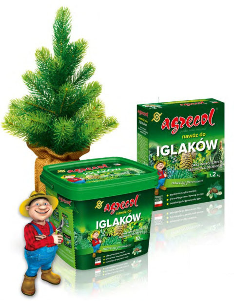 Nawóz Do Iglaków Mineralny Granulat 1,2kg Agrecol