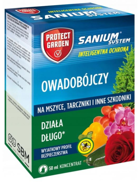 Sanium System 50ml Środek Owadobójczy Do Zwalczania Szkodników w Uprawach Roślin Protect Garden