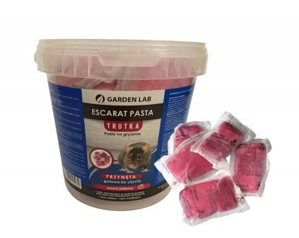 Trutka Na Myszy i Szczury Pasta 1kg Escarat Garden Lab