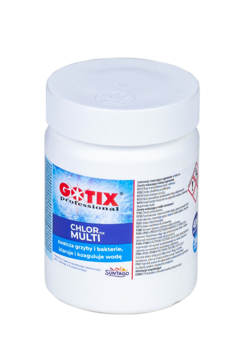 Chlor Do Basenu 80% Multi Tabletki 200g x 2szt 400g ChlorTix Multi Gotix