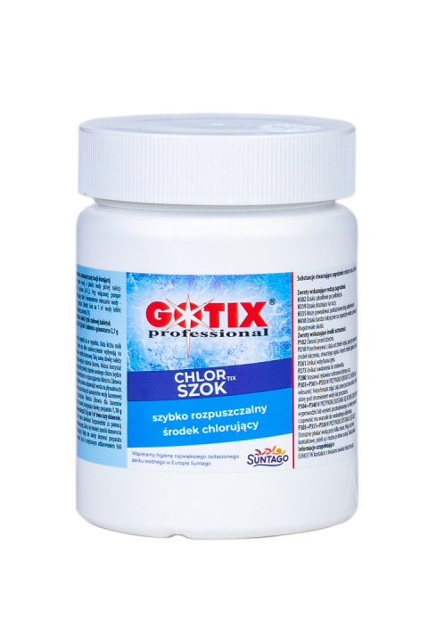 Chlor Do Basenu 65% Granulat 500g ChlorTix Szok Gotix