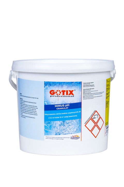 Regulator pH Minus Do Basenu 5kg Granulat Gotix