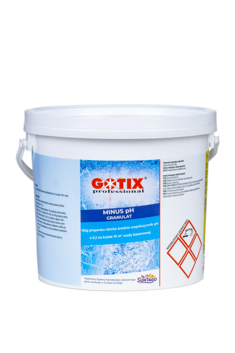 Regulator pH Minus Do Basenu 5kg Granulat Gotix