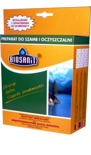 Biosanit Preparat Biologiczny Do Szamb i Oczyszczalni Ścieków250g Aquafor