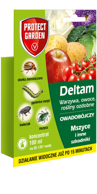 Deltam 100ml Środek Owadobójczy Do Zwalczania Szkodników w Uprawach Roślin Protect Garden