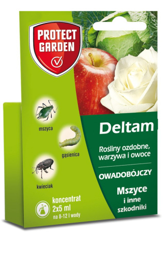 Deltam 5ml x 2 Środek Owadobójczy Do Zwalczania Szkodników w Uprawach Roślin Protect Garden