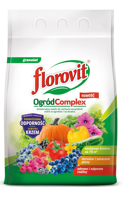 Nawóz Uniwersalny Mineralny Granulat 15kg Ogród Complex Florovit