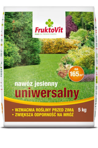 Nawóz Uniwersalny Jesienny Mineralny Granulat 5kg Plus Fruktovit