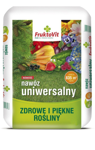 Nawóz Uniwersalny Mineralny Granulat 25kg Plus Fruktovit