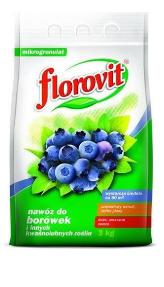 Nawóz Do Borówek Mineralny Granulat 3kg Florovit