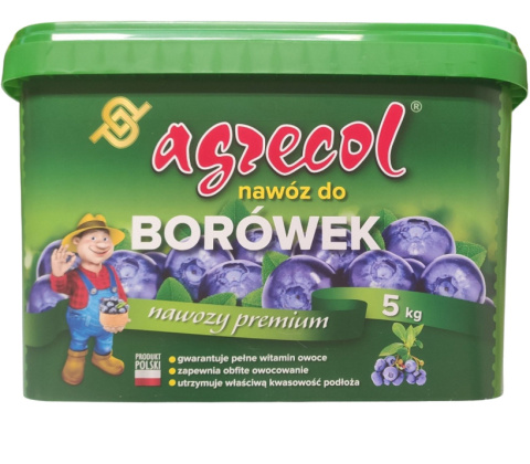 Nawóz Do Borówek Mineralny Granulat 5kg Agrecol