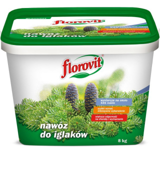 Nawóz Do Iglaków Mineralny Granulat 8kg Wiadro Florovit