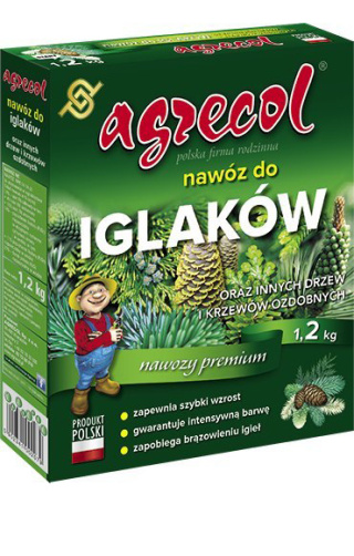 Nawóz Do Iglaków Mineralny Granulat 1,2kg Agrecol