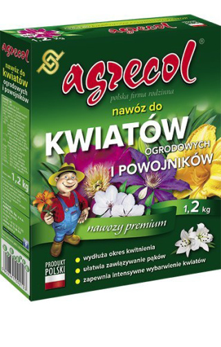 Nawóz Uniwersalny Do Kwiatów Ogrodowych Mineralny Granulat 1,2kg Agrecol