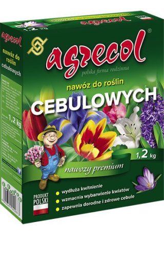 Nawóz Do Roślin Cebulowych Mineralny Granulat 1,2kg Agrecol