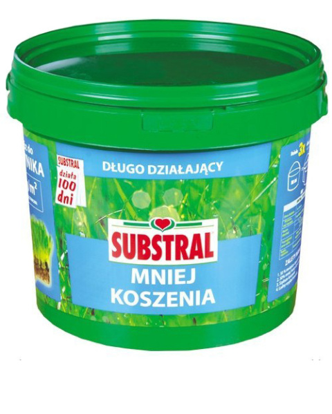 Nawóz Do Trawy Długodziałający 100 Dni Mineralny Granulat 5kg Mniej Koszenia Substral