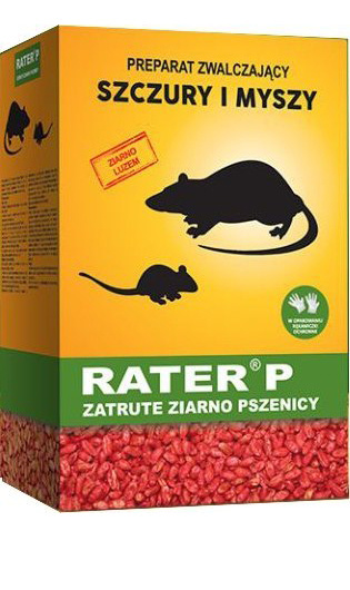 Trutka Na Szczury i Myszy Zatrute Ziarno 1kg Rater P Themar